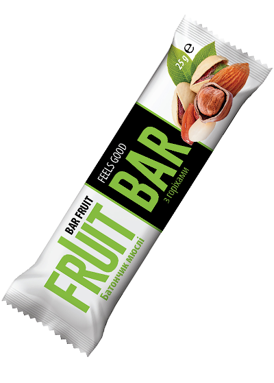 Батончик-мюсли «Fruit Bar» с орехами, 25 г купить в Hop Hey | Море Пива Батончик-мюсли «Fruit Bar» с орехами, 25 г