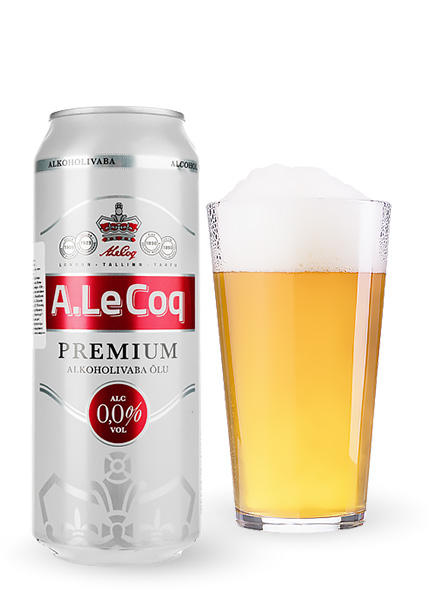 Пиво безалкогольное A.Le Coq Premium 0.5л