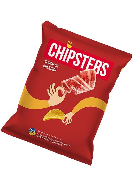 Чипсы картофельные «Chipsters» со вкусом бекона, 25г к пиву купить с ...