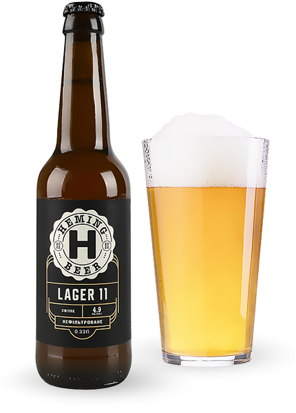 Пиво Heming Lager 11 нефільтроване 0.33л