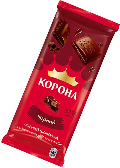 Шоколад «Корона» чёрный, 90 г