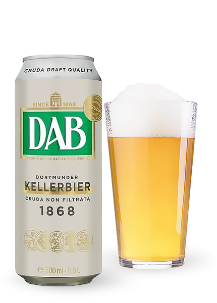 Пиво DAB Dortmunder Kellerbier 0.5л купить в Hop Hey | Море Пива Пиво DAB Dortmunder Kellerbier 0.5л