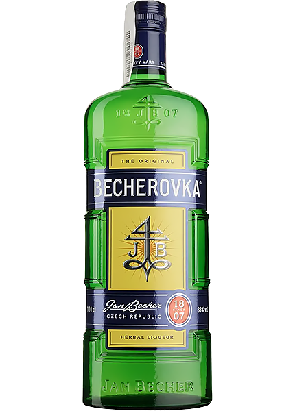Настойка ликерная на травах Becherovka 1л купить в Hop Hey | Море Пива Настойка ликерная на травах Becherovka 1л