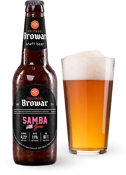 Пиво Volynski Browar «Samba» 0.35л купити в Hop Hey | Море Пива Пиво Volynski Browar «Samba» 0.35л