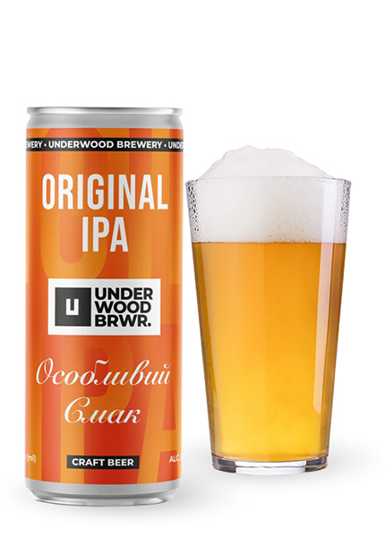 Пиво Underwood Original IPA 0.33л