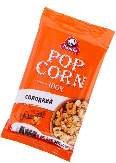 Попкорн «Panda» солодкий для СВЧ, 100 г