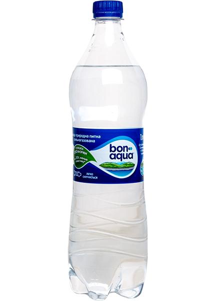 Вода питьевая «BonAqua» газированная 1л