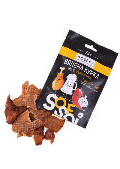 Курица вяленая «Sosedi», 25 г купить в Hop Hey | Море Пива Курица вяленая «Sosedi», 25 г