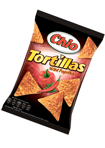 Кукурудзяні чипси «Chio Tortillas» зі смаком дикої паприки, 125г купити в Hop Hey | Море Пива Кукурудзяні чипси «Chio Tortillas» зі смаком дикої паприки, 125г