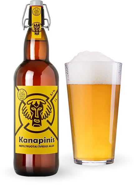Пиво Kanapinis Sviesusis Alus 1л