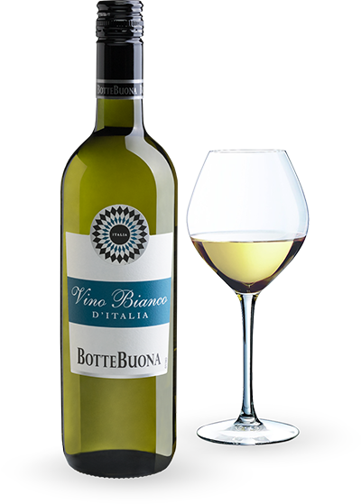 Вино Botte Buona «Vino Bianco D'Italia» біле напівсухе 11° купити в Hop Hey | Море Пива Вино Botte Buona «Vino Bianco D'Italia» біле напівсухе 11°