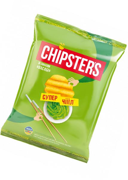 Чипсы картофельные «Chipsters» со вкусом васаби, 110 г