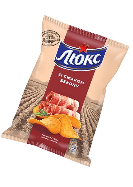 Чипсы «Люкс» со вкусом бекона, 71г