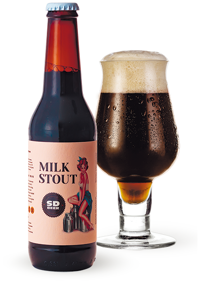 Пиво SD Brewery «Milk Stout» купити в Hop Hey | Море Пива Пиво SD Brewery «Milk Stout»