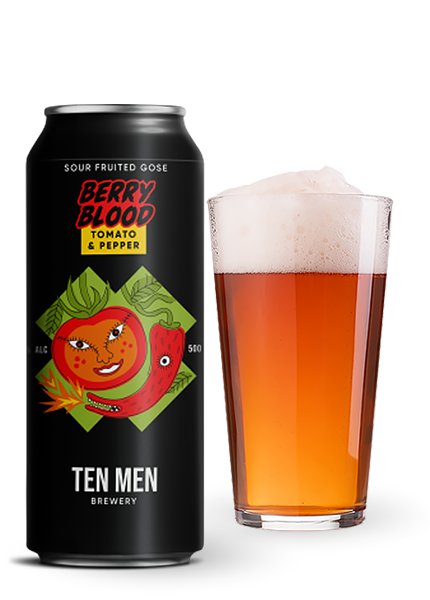 Пиво Ten Men «Berry Blood: tomato and pepper» 0.5л купити в Hop Hey | Море Пива Пиво Ten Men «Berry Blood: tomato and pepper» 0.5л