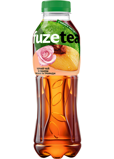Напиток «Fuzetea» чай со вкусом персика и розы 0.5л