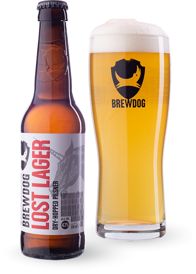Пиво BrewDog «Lost Lager» купити в Hop Hey | Море Пива Пиво BrewDog «Lost Lager»