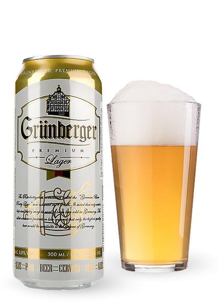 Пиво Grunberger Premium Lager 0.5л