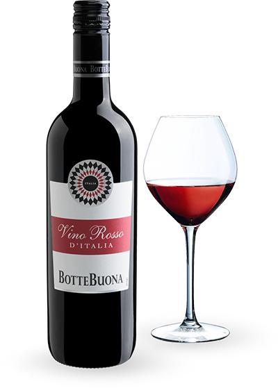 Вино Botte Buona «Vino Rosso D'Italia» красное полусухое 11.5°