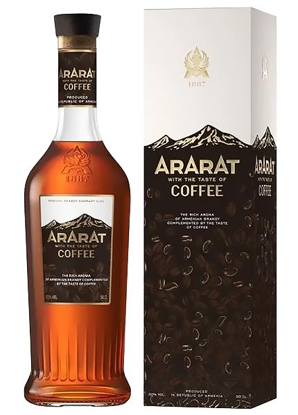 Міцний алкогольний напій Ararat Coffee 0.5л в коробці