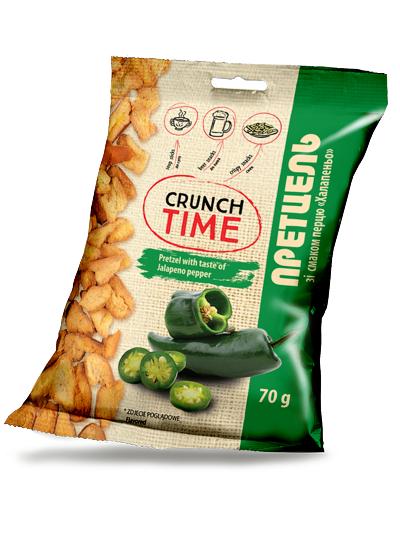 Претцель со вкусом перца Халапеньо, 70 г