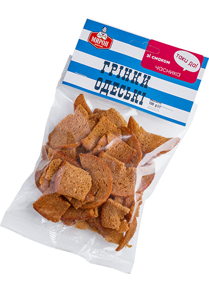 Гренки одесские со вкусом чеснока, 100г