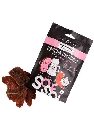 Свинина в'ялена «Sosedi», 25 г