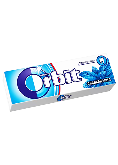 Жевательная резинка «Orbit» Мята, 30 г купить в Hop Hey | Море Пива Жевательная резинка «Orbit» Мята, 30 г