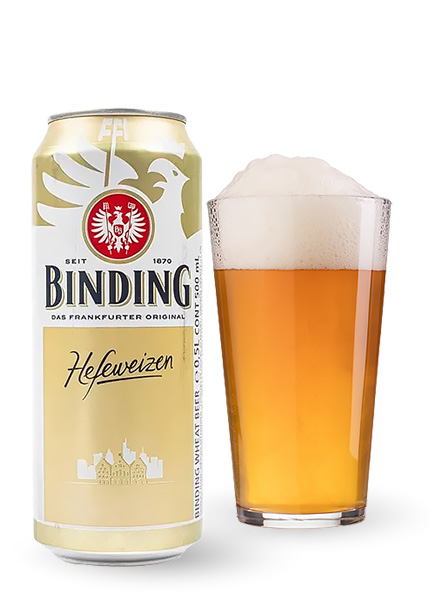 Пиво Binding Hefeweizen 0.5л купити в Hop Hey | Море Пива Пиво Binding Hefeweizen 0.5л