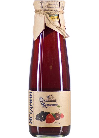 Напій «Домашні компоти» ягідний 0.5л