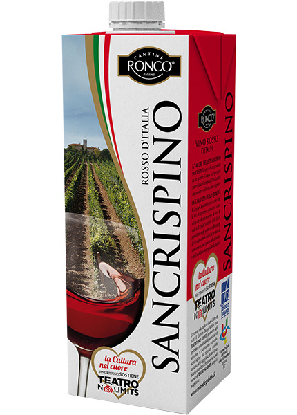 Вино Cantine Ronco Sancrispino Rosso d'Italia 1л