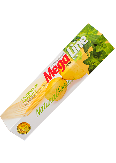Чипсы «Megaline» с базиликом и орегано, 100 г