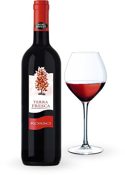 Вино Terra Fresca «Rosso» червоне напівсухе 10.5°