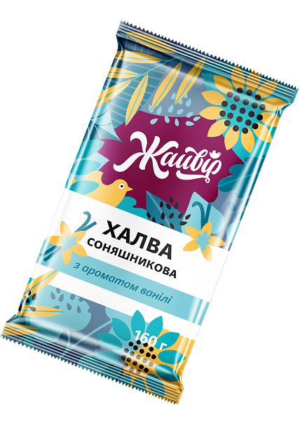 Халва «Жайвир» подсолнечная с ароматом ванили, 160г купить в Hop Hey | Море Пива Халва «Жайвир» подсолнечная с ароматом ванили, 160г