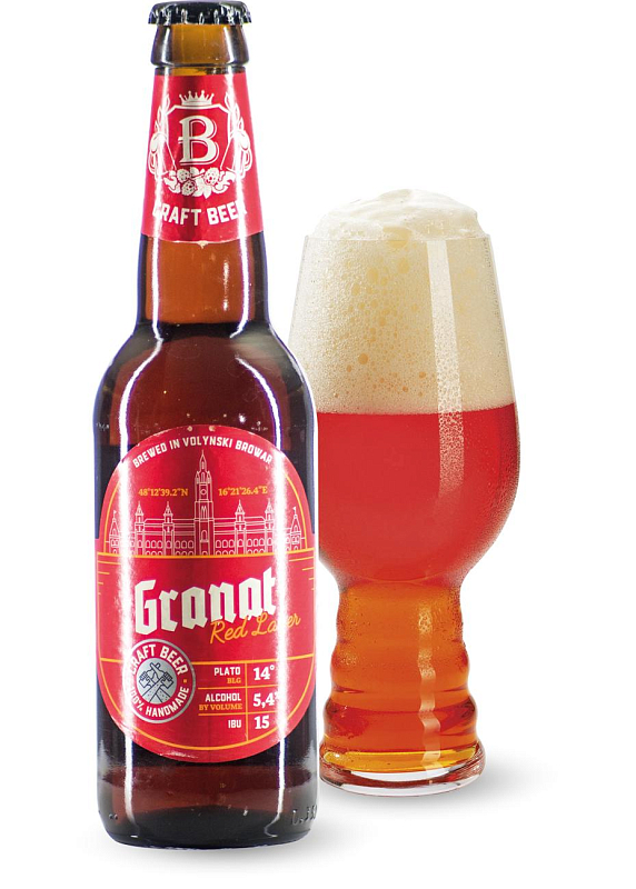 Пиво «Волинський Бровар Granat»