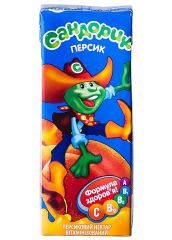 Нектар Сандорик персиковый 0.2l