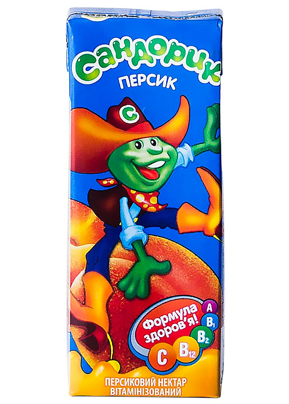 Нектар Сандорік персиковий 0.2l