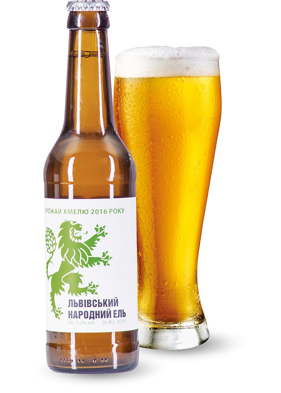 Пиво Правда FRESH HOP «Львівський народний ель» світле нефільтроване 5.2°