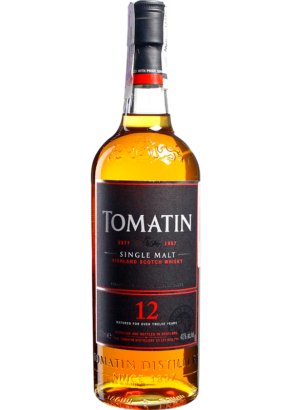 Віскі J&W Hardie Tomatin 12 Y.O. 43°