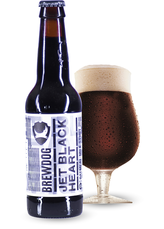 Пиво BrewDog «Jet Black Heart» темне фільтроване 4.7°