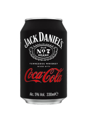 Напиток слабоалкогольный Jack Daniel's & Coca Cola 0.33л