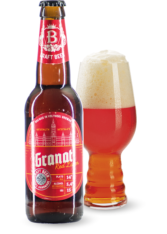 Пиво «Волинський Бровар Granat» купити в Hop Hey | Море Пива Пиво «Волинський Бровар Granat»