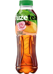 Напиток «Fuzetea» чай со вкусом персика и розы 0.5л