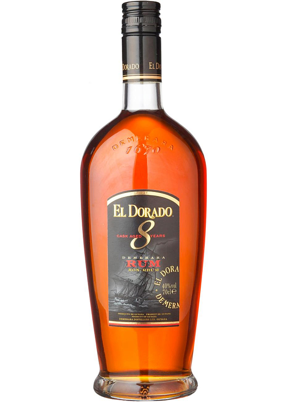 Ром El Dorado 8 Y.O. 40°