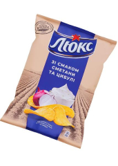Чипсы «Люкс» со вкусом сметаны и лука, 71г