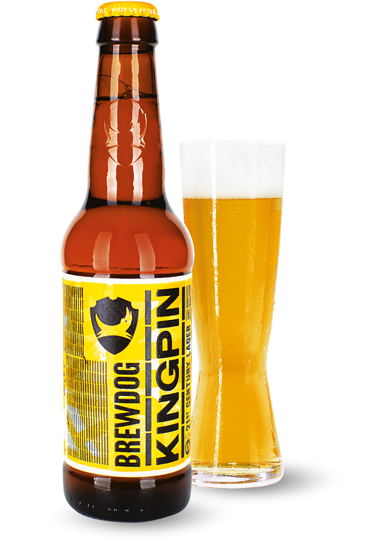 Пиво BrewDog «KingPin» світле фільтроване 4.7° купити з доставкою в ...