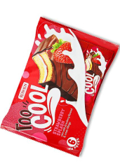 Пирожное бисквитное «Roshen» Too Cool Strawberry Splash, 45г