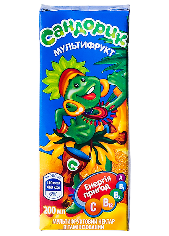 Нектар Сандорік мультіфруктовий 0.2l
