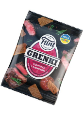 Гренки ржаные «Flint» со вкусом телятины с аджикой, 100г