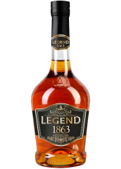Бренди Legend 1863 ординарный виноградный 0.5л
